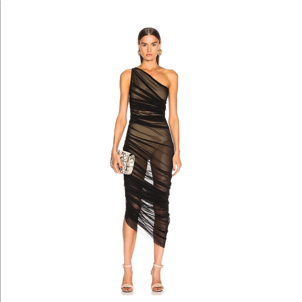 One shouldered cocktail dress